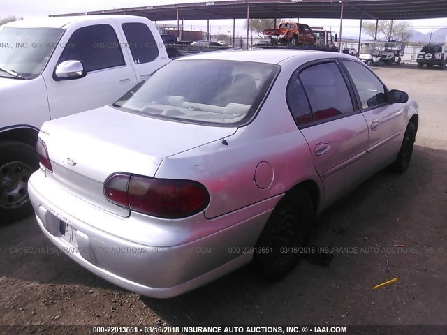 1G1ND52J516220531 - 2001 CHEVROLET MALIBU SILVER photo 4