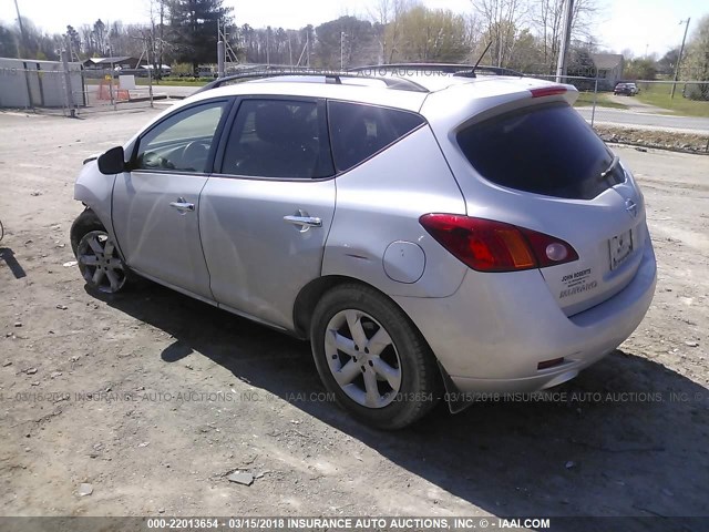 JN8AZ1MW2AW133277 - 2010 NISSAN MURANO S/SL/LE SILVER photo 3