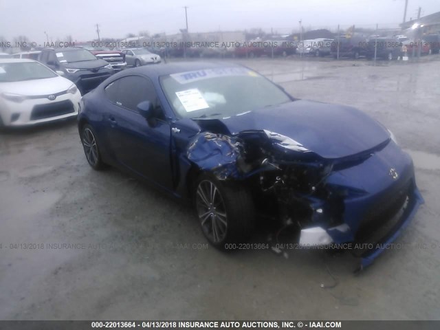 JF1ZNAA16D1709642 - 2013 TOYOTA SCION FR-S ლურჯი ფოტო 1
