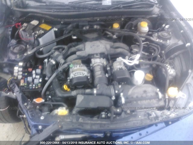 JF1ZNAA16D1709642 - 2013 TOYOTA SCION FR-S ლურჯი ფოტო 10