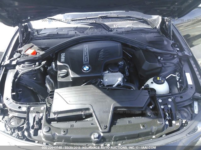 WBA3C3G54FNS74284 - 2015 BMW 320 I/XDRIVE Schwarz Foto 10