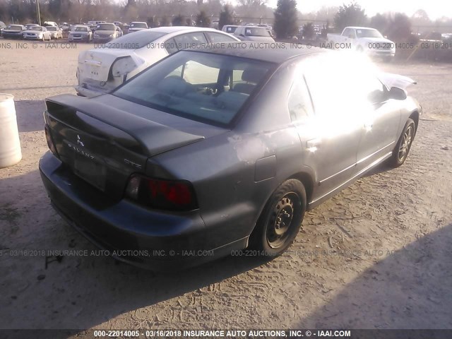 4A3AA46G23E112994 - 2003 MITSUBISHI GALANT ES/LS GRAY photo 4