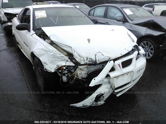 1G2NE12T0YM705197 - 2000 PONTIAC GRAND AM SE WHITE photo 6