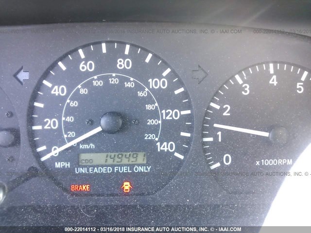 4T1BF22K0XU085891 - 1999 TOYOTA CAMRY LE/XLE Қара фото 7