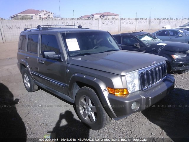 1J8HG58226C168398 - 2006 JEEP COMMANDER LIMITED GOLD photo 1