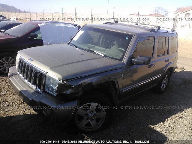 1J8HG58226C168398 - 2006 JEEP COMMANDER LIMITED GOLD photo 2