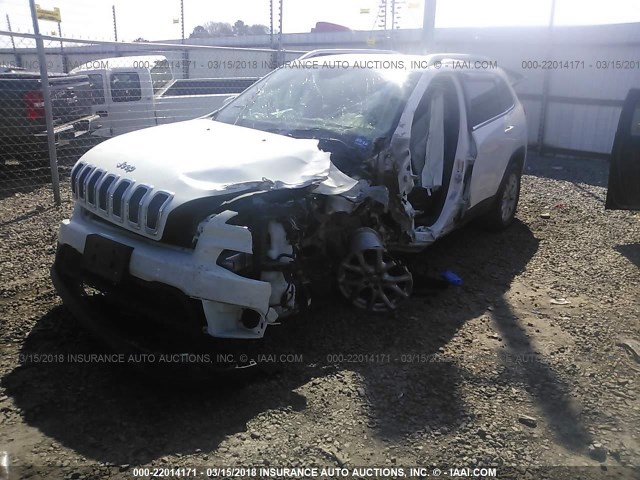 1C4PJLCB5FW525409 - 2015 JEEP CHEROKEE LATITUDE WHITE photo 2