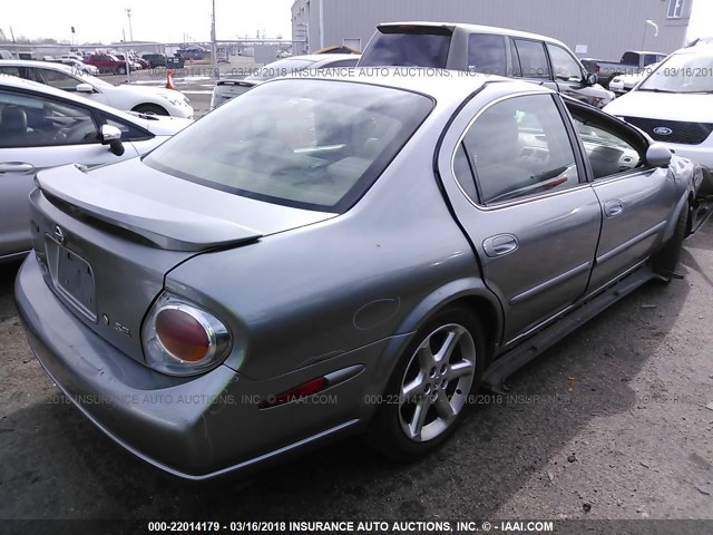 JN1DA31A43T442115 - 2003 NISSAN MAXIMA GLE/SE GRAY photo 4