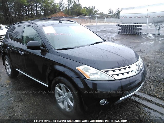 JN8AZ08W66W531278 - 2006 NISSAN MURANO SL/SE/S BLACK photo 1