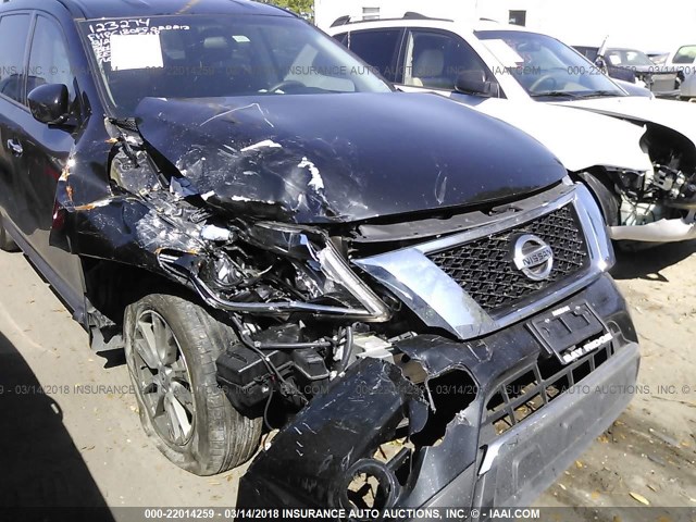 5N1AR2MM9GC630316 - 2016 NISSAN PATHFINDER S/SV/SL/PLATINUM 黑色 照片 6