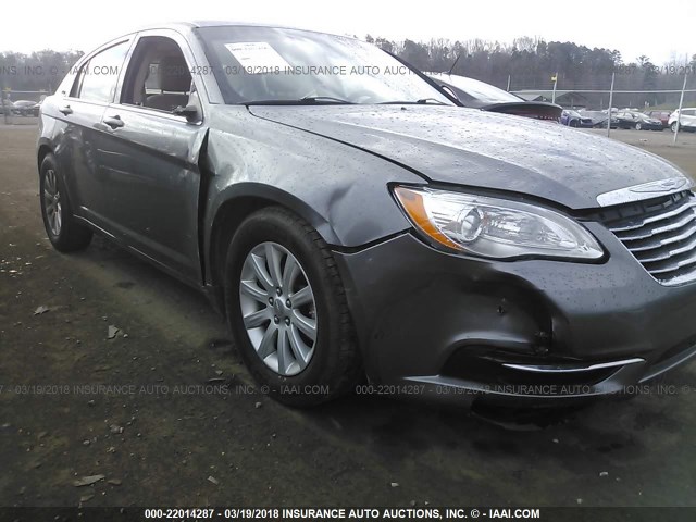 1C3CCBBG6CN250252 - 2012 CHRYSLER 200 TOURING GRAY photo 6