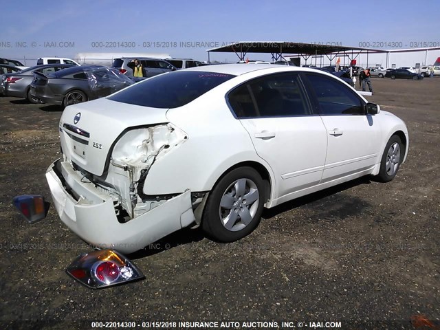 1N4AL21E68N455909 - 2008 NISSAN ALTIMA 2.5/2.5S WHITE photo 4