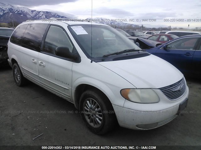 2C8GP64L31R244068 - 2001 CHRYSLER TOWN & COUNTRY LIMITED WHITE photo 1