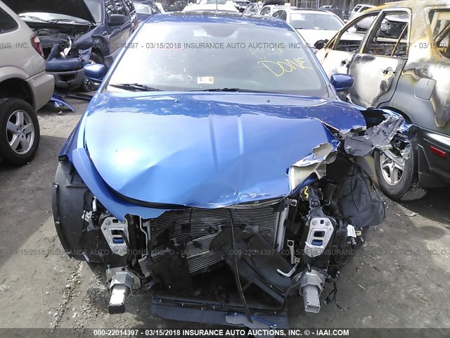 1C3CDFEBXED695364 - 2014 DODGE DART GT BLUE photo 6