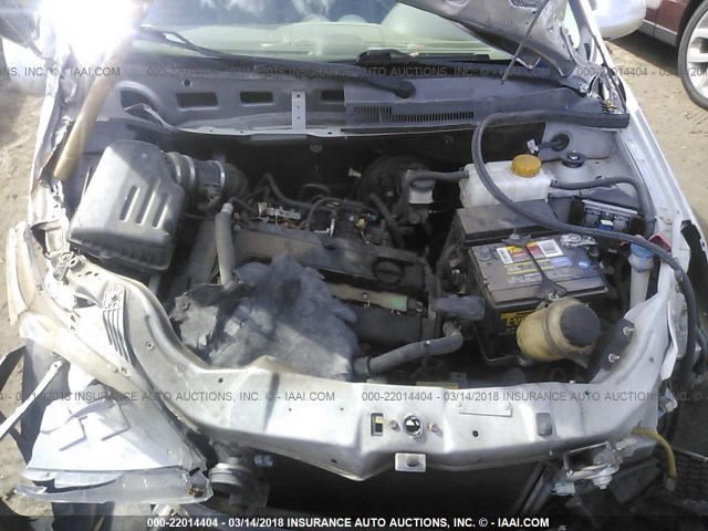 KL1TD66E59B340230 - 2009 CHEVROLET AVEO LS/LT SILVER photo 10