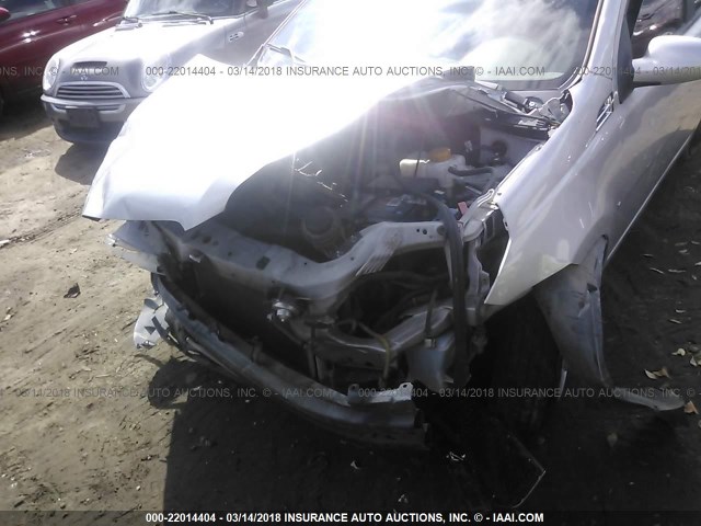 KL1TD66E59B340230 - 2009 CHEVROLET AVEO LS/LT 银色 照片 6