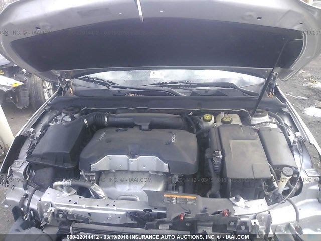 1G11F5SLXFF117607 - 2015 CHEVROLET MALIBU LTZ 银色 照片 10