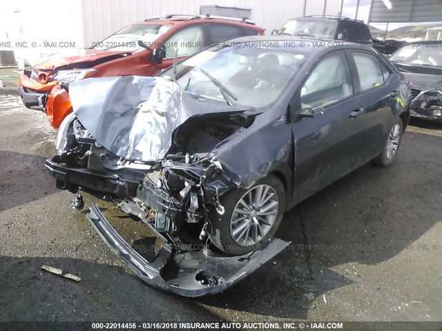 5YFBURHE2FP335650 - 2015 TOYOTA COROLLA L/LE/LE PLS/PRM/S/S PLS GRAY photo 6