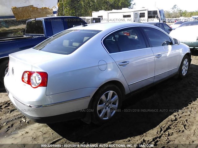 WVWAK73C27P020975 - 2007 VOLKSWAGEN PASSAT 2.0T/WOLFSBURG SILVER photo 4