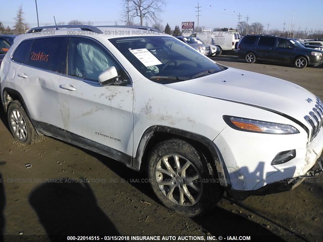 1C4PJMCB8HW501730 - 2017 JEEP CHEROKEE LATITUDE Ağ foto 1