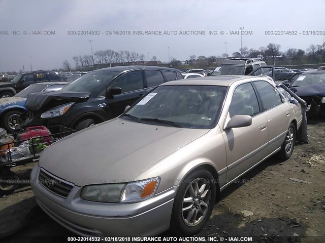 JT2BF22K010312234 - 2001 TOYOTA CAMRY CE/LE/XLE 金色 照片 2