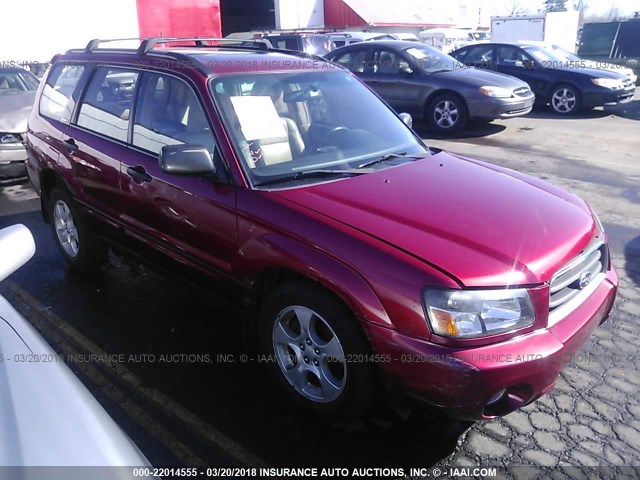 JF1SG65603H716431 - 2003 SUBARU FORESTER 2.5XS MAROON photo 1