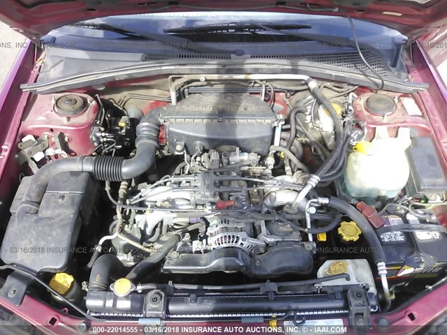 JF1SG65603H716431 - 2003 SUBARU FORESTER 2.5XS მუქწითელი ფოტო 10