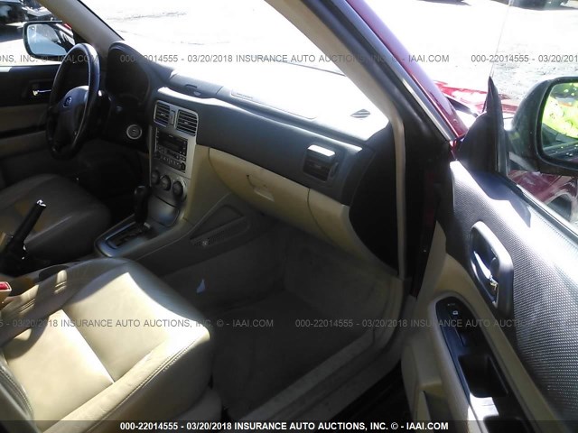 JF1SG65603H716431 - 2003 SUBARU FORESTER 2.5XS მუქწითელი ფოტო 5