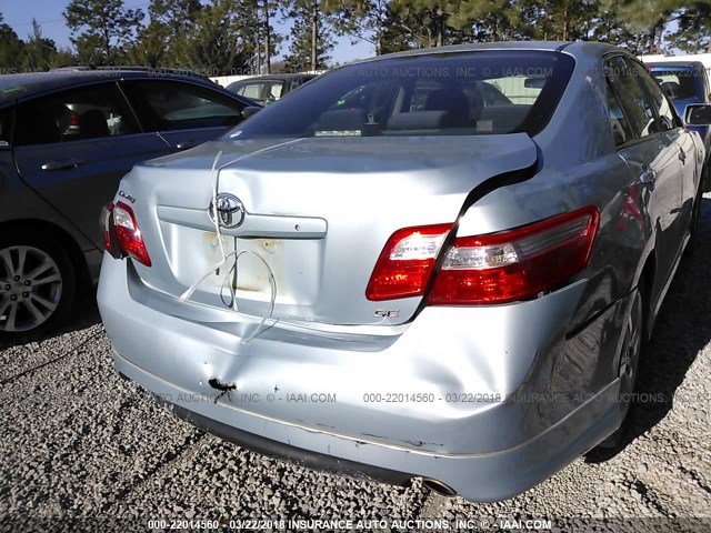 4T1BE46K89U899931 - 2009 TOYOTA CAMRY SE/LE/XLE Light Blue photo 6