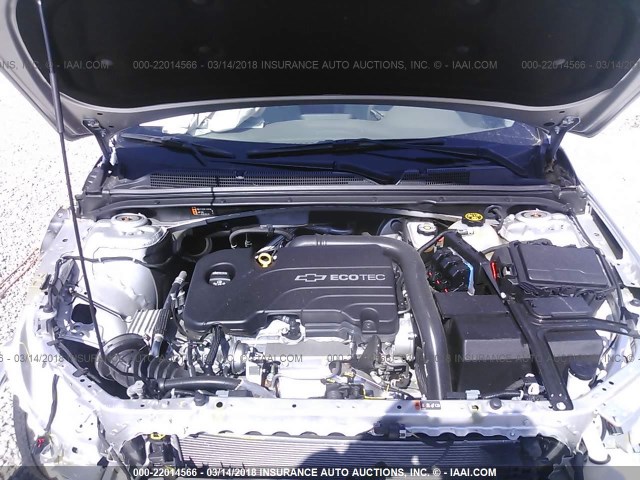 1G1ZB5ST9HF292237 - 2017 CHEVROLET MALIBU LS ვერცხლისფერი ფოტო 10