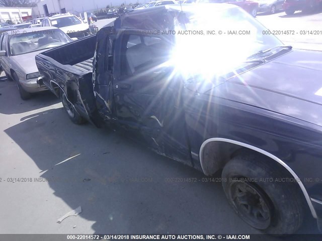 1GCCS19R6N2169627 - 1992 CHEVROLET S TRUCK S10 BLACK photo 6