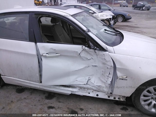 WBAPK53519A643331 - 2009 BMW 328 XI SULEV WHITE photo 6