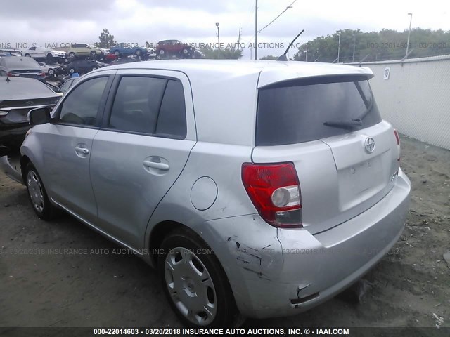 JTKKUPB43E1045904 - 2014 TOYOTA SCION XD SILVER photo 3