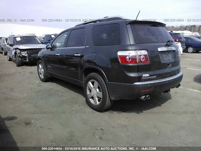 1GKEV33777J149578 - 2007 GMC ACADIA SLT-2 GRAY photo 3