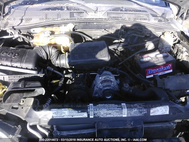 1J4GL48K12W317198 - 2002 JEEP LIBERTY SPORT 蓝色 照片 10