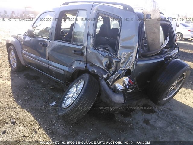 1J4GL48K12W317198 - 2002 JEEP LIBERTY SPORT 蓝色 照片 3