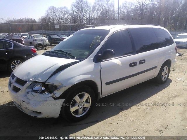 1D4GP24R36B634899 - 2006 DODGE GRAND CARAVAN SE WHITE photo 2