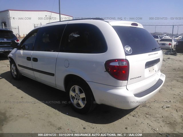 1D4GP24R36B634899 - 2006 DODGE GRAND CARAVAN SE WHITE photo 3