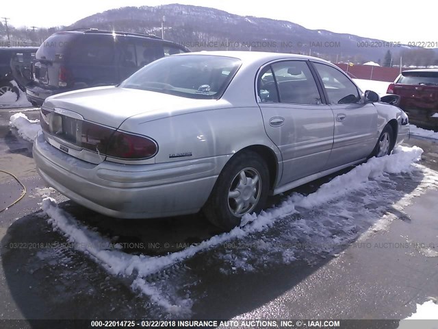 1G4HP54K014143625 - 2001 BUICK LESABRE CUSTOM SILVER photo 4