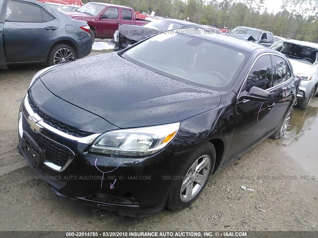 1G11B5SL0EF295259 - 2014 CHEVROLET MALIBU LS BLACK photo 2