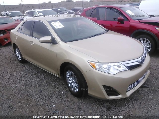 4T1BF1FK7CU043572 - 2012 TOYOTA CAMRY SE/LE/XLE GOLD photo 1