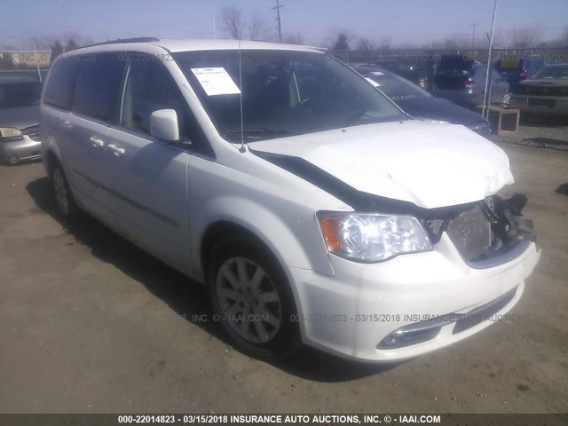 2C4RC1BG3DR689204 - 2013 CHRYSLER TOWN & COUNTRY TOURING WHITE photo 1