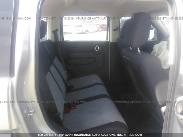 1D8GT28K07W596646 - 2007 DODGE NITRO SXT GRAY photo 8