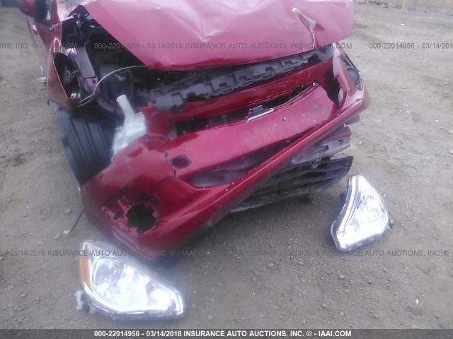 ML32F3FJ5HHF16530 - 2017 MITSUBISHI MIRAGE G4 ES წითელი ფოტო 6