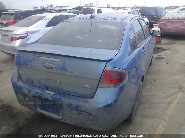 1FAHP3GN9AW125004 - 2010 FORD FOCUS SES BLUE photo 6