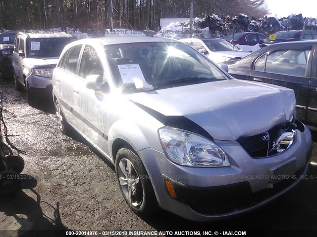 KNADE243296542520 - 2009 KIA RIO 5 SX SILVER photo 1