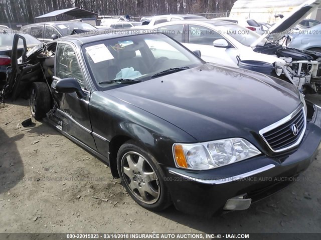 JH4KA96642C015543 - 2002 ACURA 3.5RL GREEN photo 1