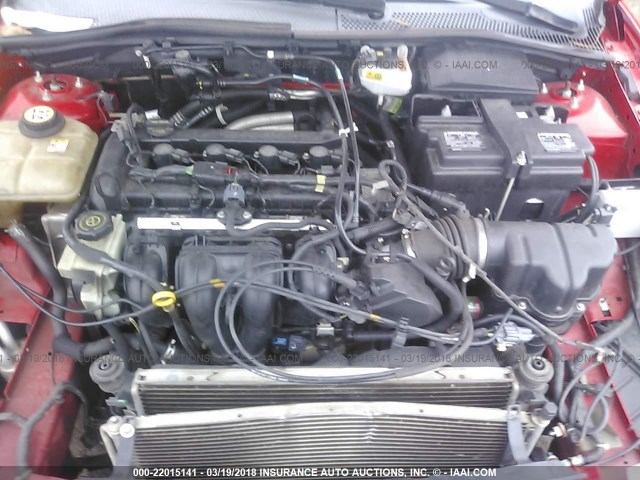 1FAFP34N47W240534 - 2007 FORD FOCUS ZX4/S/SE/SES 红色 照片 10