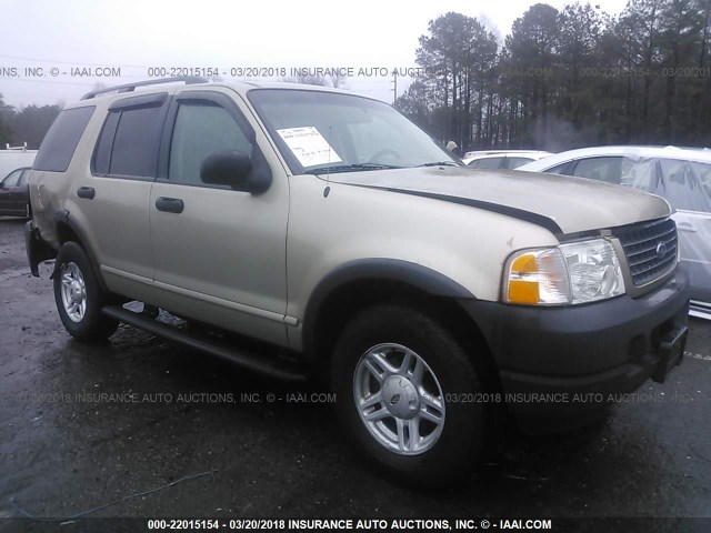 1FMZU62K03ZB22091 - 2003 FORD EXPLORER XLS/XLS SPORT GOLD photo 1