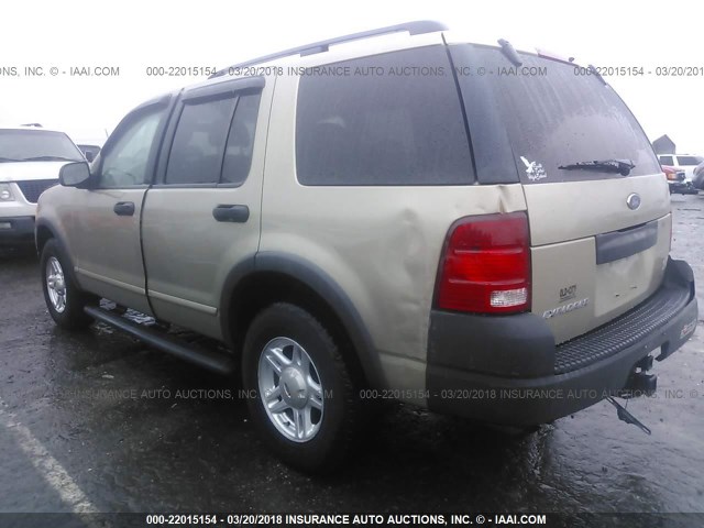 1FMZU62K03ZB22091 - 2003 FORD EXPLORER XLS/XLS SPORT GOLD photo 3